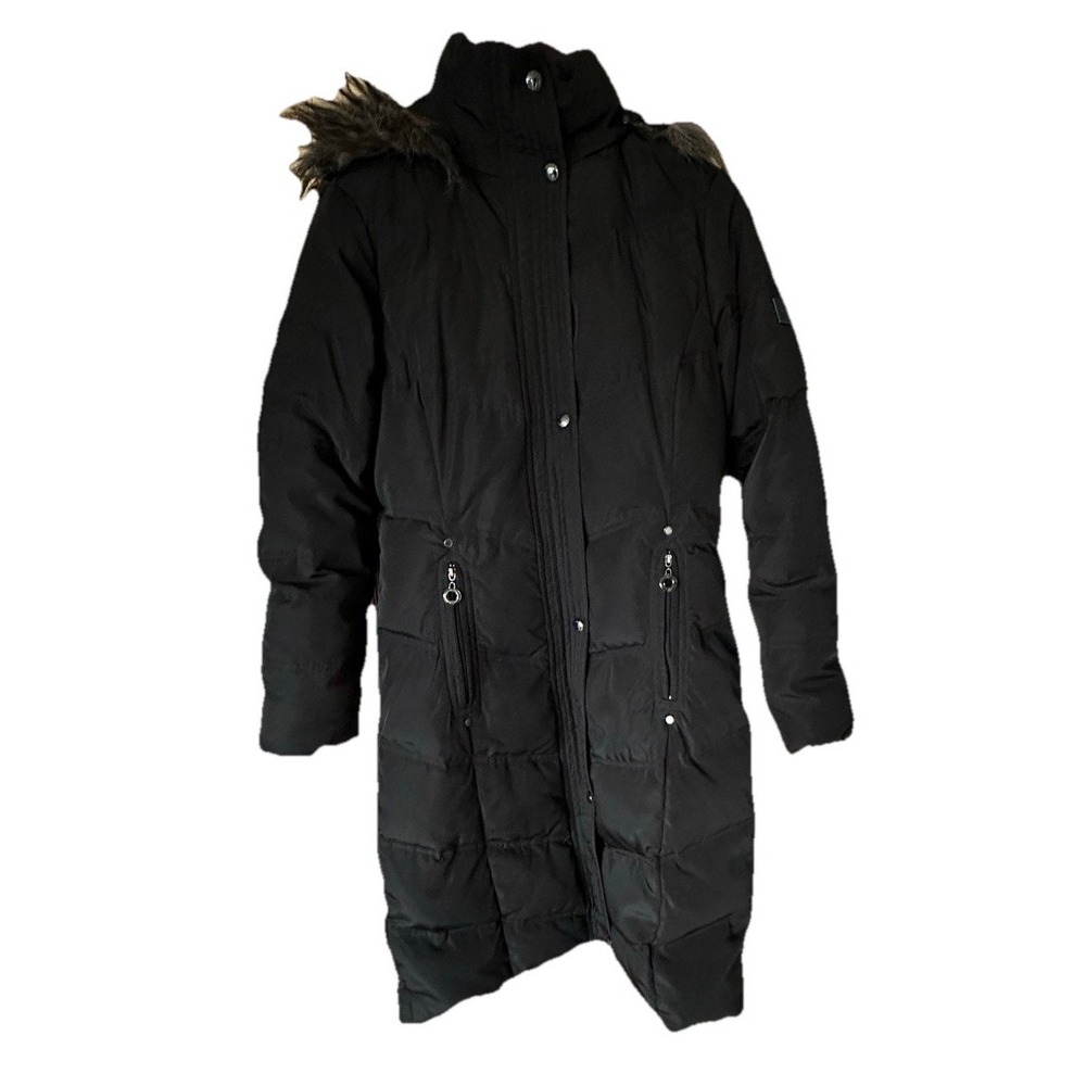 Calvin Klein Long Puffer‎ Jacket W/removable hood. Women's Size XS - Picture 14 of 14
